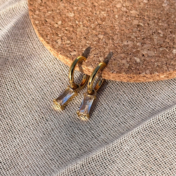 Diamond Drop Earrings