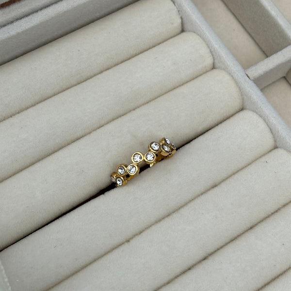 Rhinestone Adjustable Ring