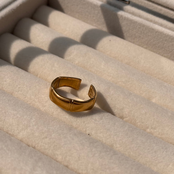 Bamboo Adjustable Ring